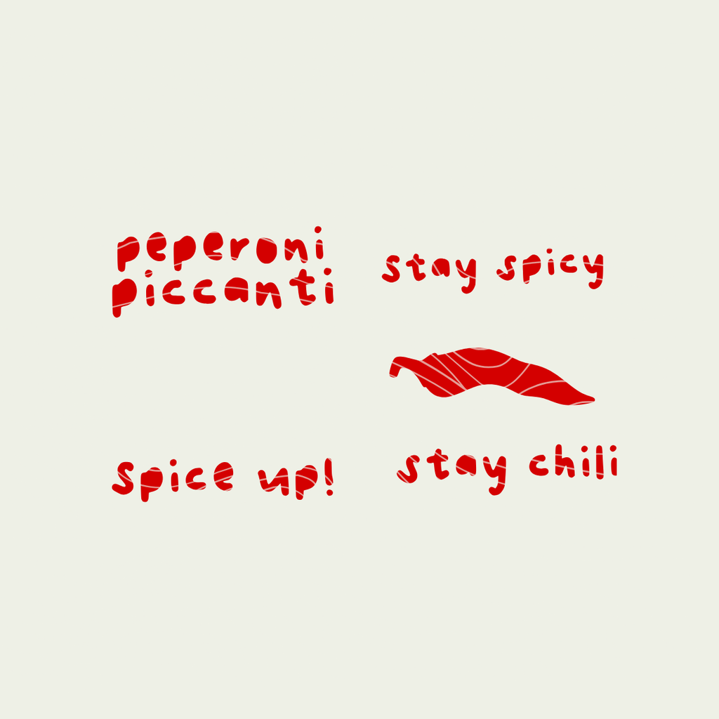 Plotterdatei Chili - Pepperoni Piccanti -  Sommer - PNG DXF PDF SVG