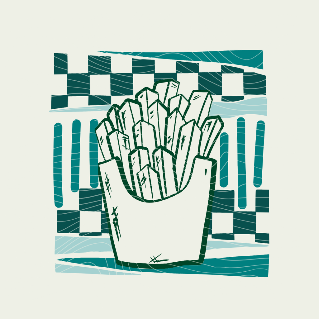 Plotterdatei Pommes - Sweatshirt - PNG DXF PDF SVG
