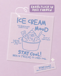 Bügelbild Eis - Ice Cream Mood - Sommer - Iron On