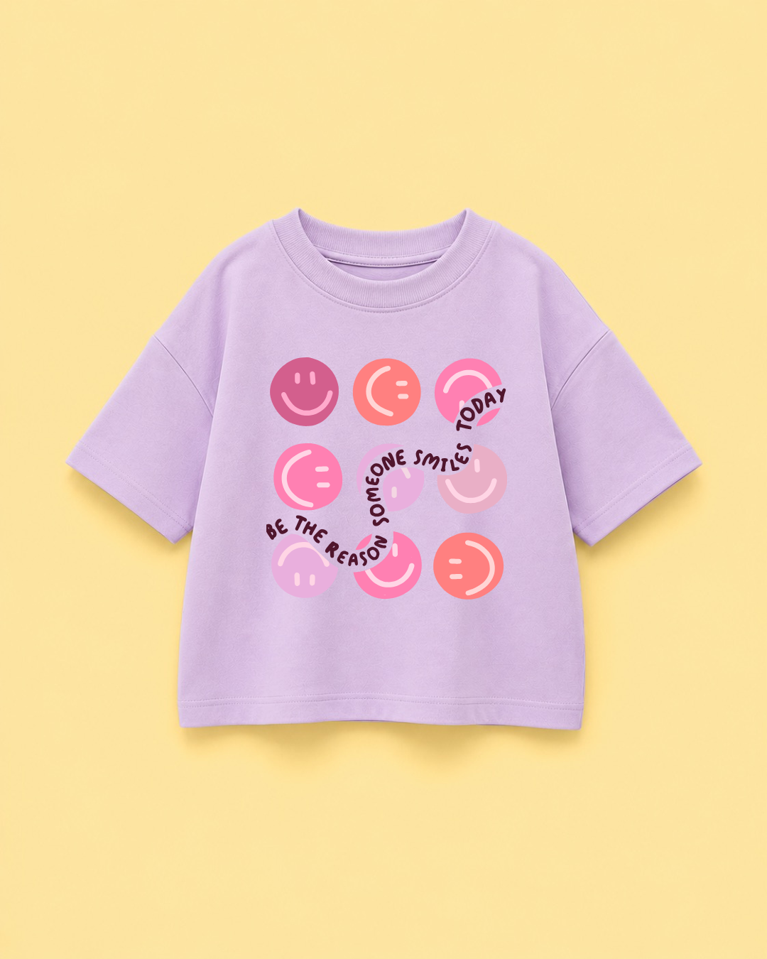 Bügelbild Smiley - Spruch Kids I DTF Zum Aufbügeln