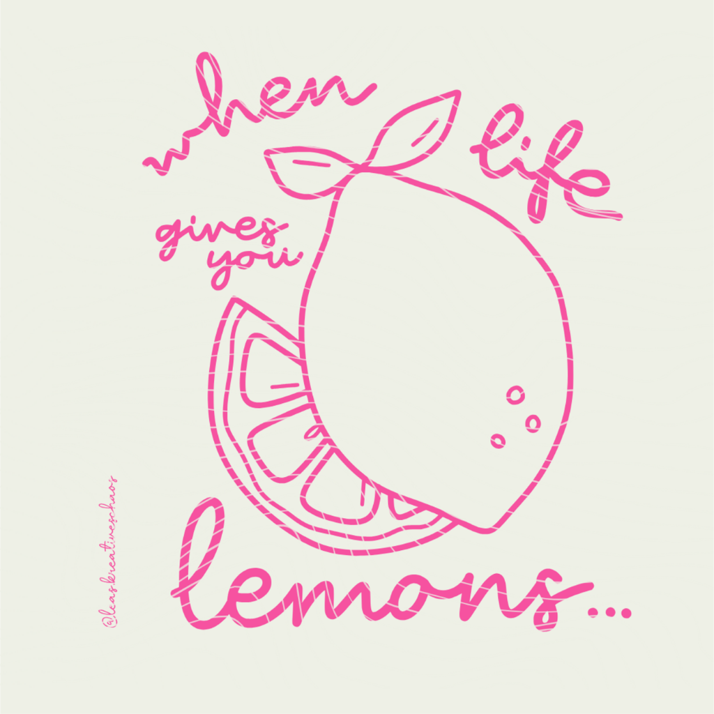 Plotterdatei Zitrone, Lemon - When Life Gives You Lemons, Sommer -  PNG DXF PDF SVG