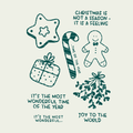 Plotterdatei Weihnachten - X-Mas, Mistelzweig, Geschenk, Zuckerstange | PNG DXF PDF SVG