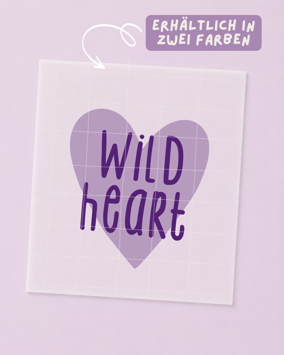 Bügelbild Wild Heart - Iron On