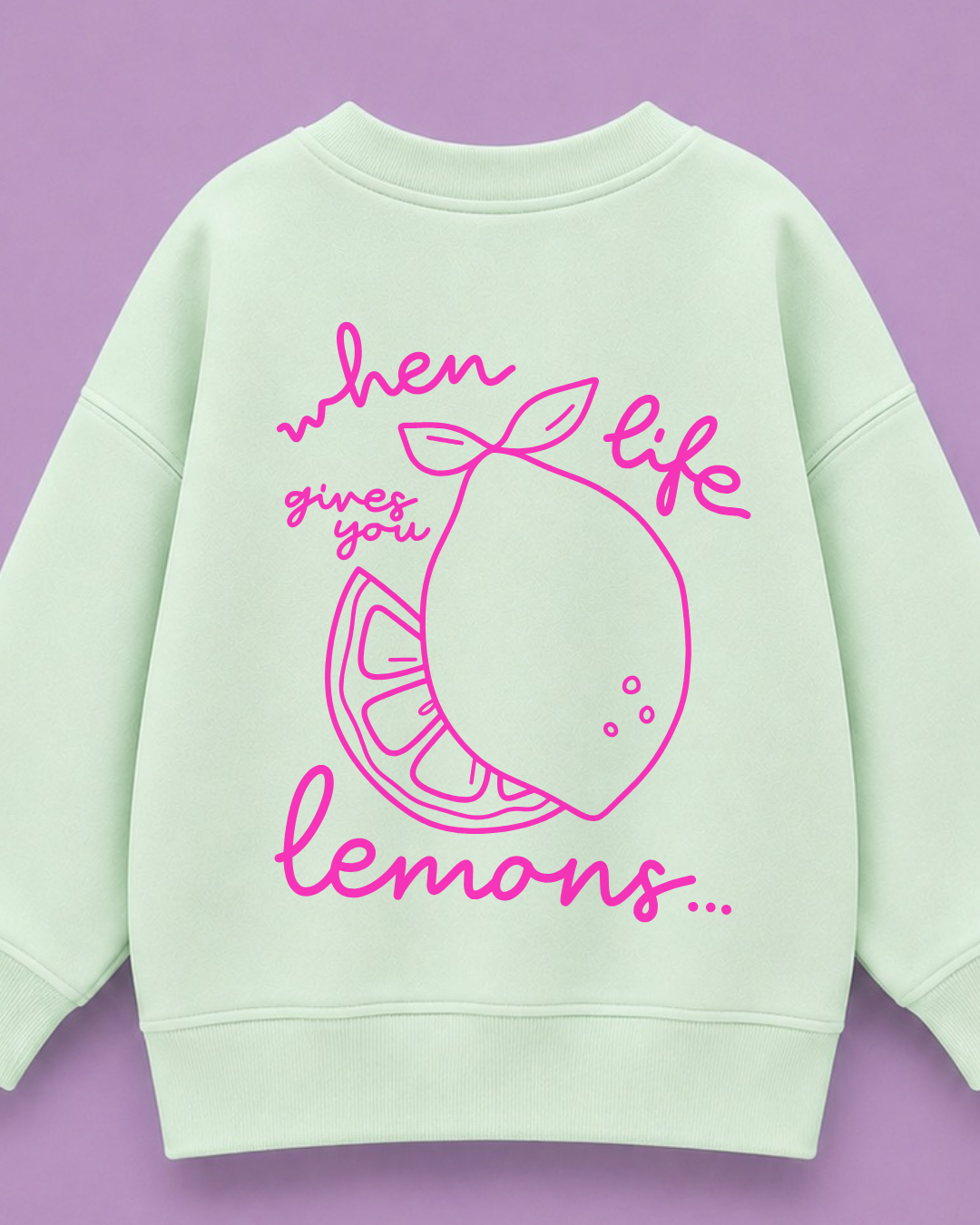 Bügelbild Zitrone - Lemon Mood - Iron On