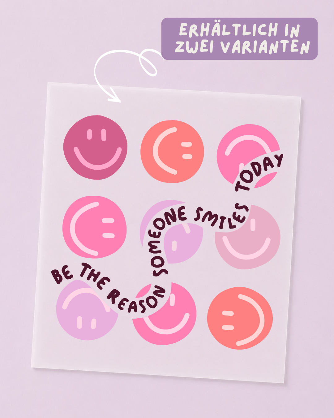 Bügelbild Smiley - Spruch Kids I DTF Zum Aufbügeln