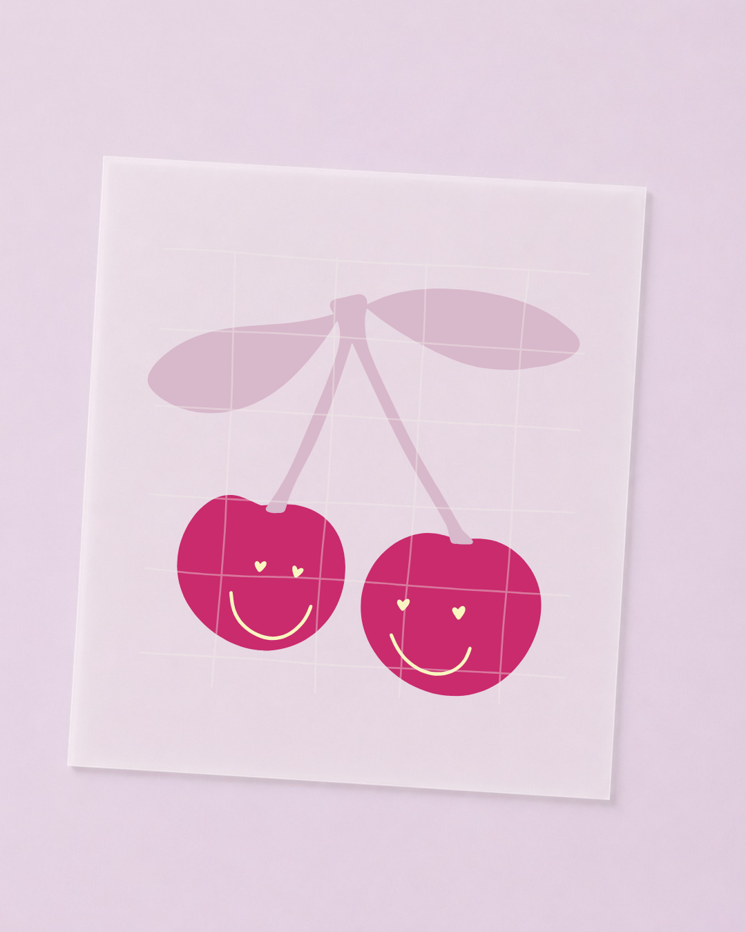 Bügelbild Kirsche - Cherry Love - Iron On