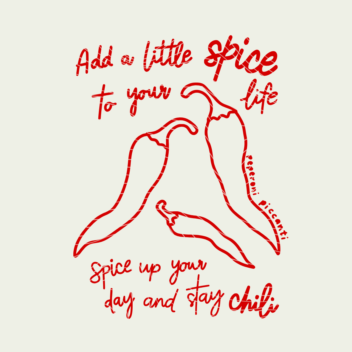 Plotterdatei Chili - Pepperoni Piccanti -  Sommer - PNG DXF PDF SVG