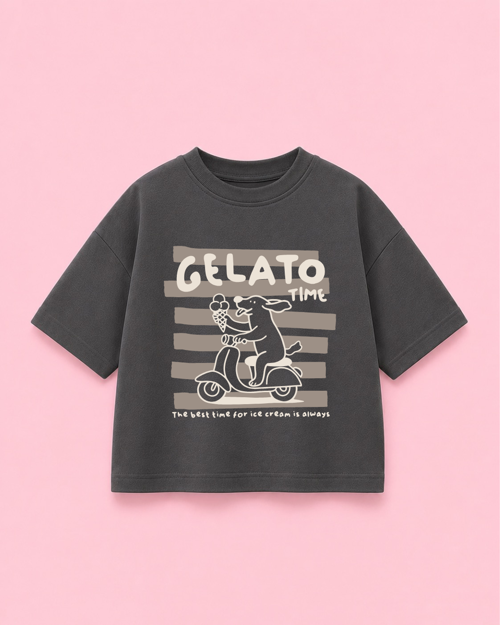 Bügelbild Eis - Gelato Time - Hund, Eis, Sommer - Iron On