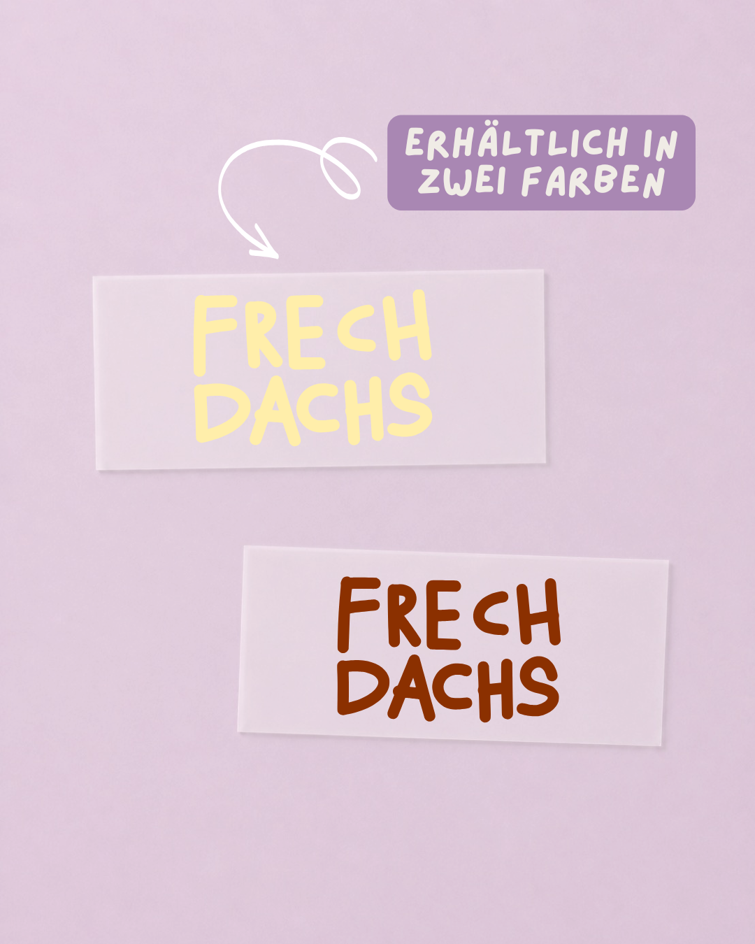 Bügelbild Kids -  Frechdachs - Iron On