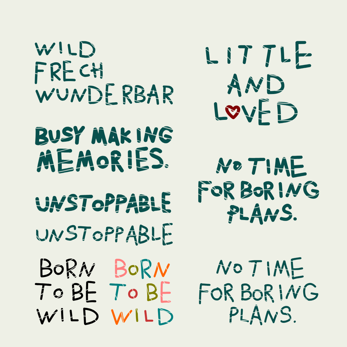 Plotterdatei Kids Sprüche - Freche Quotes - PNG DXF PDF SVG