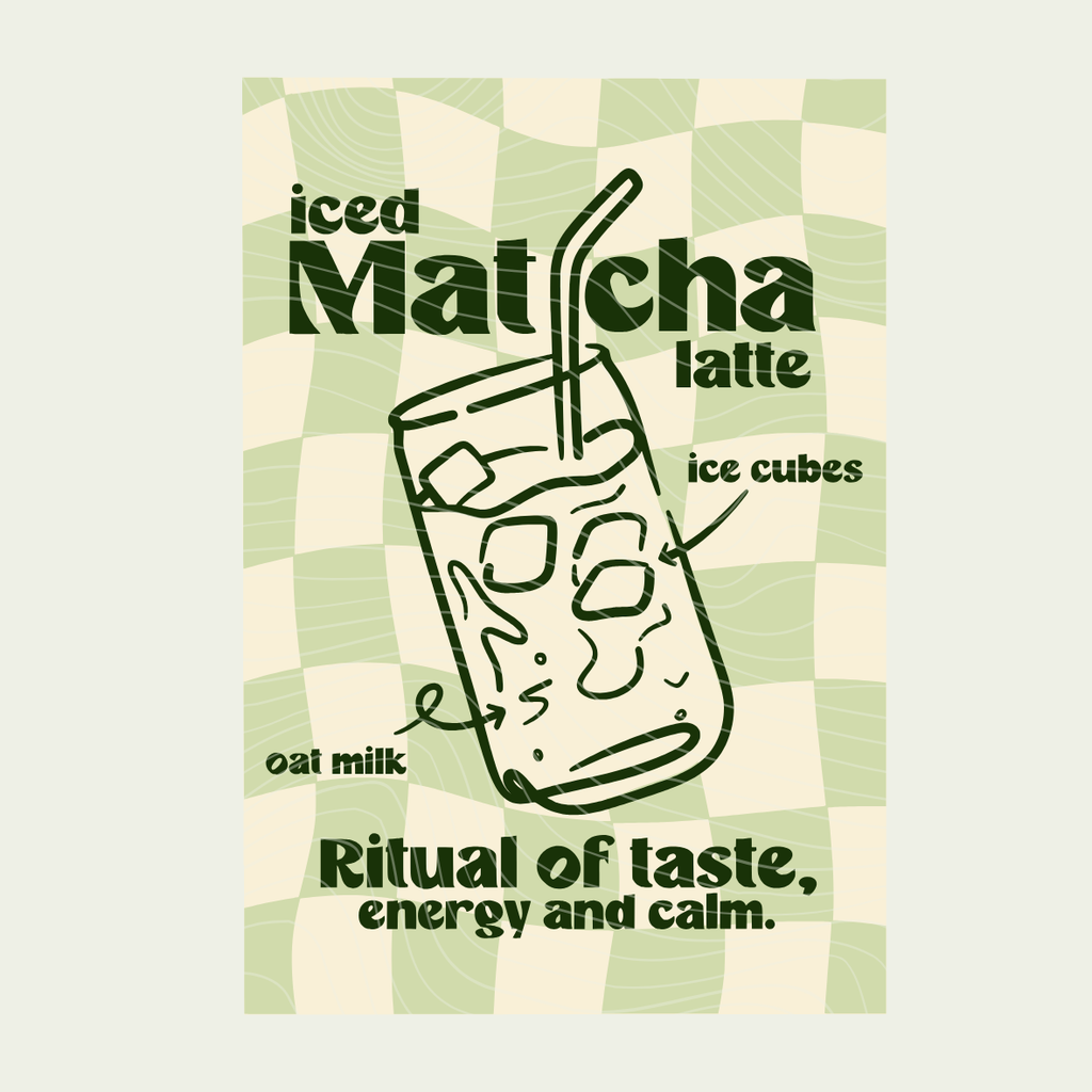 Plotterdatei Matcha - Rückenprint Matcha Lover - PNG DXF PDF SVG