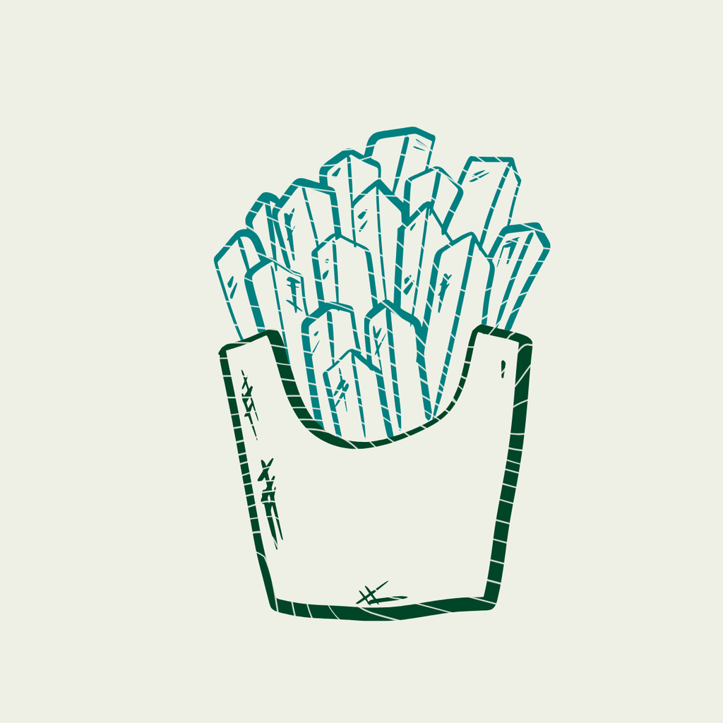 Plotterdatei Pommes - Sweatshirt - PNG DXF PDF SVG