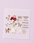 Bügelbild Dorfkind - Traktor, Tiere, Bauernhof Iron On