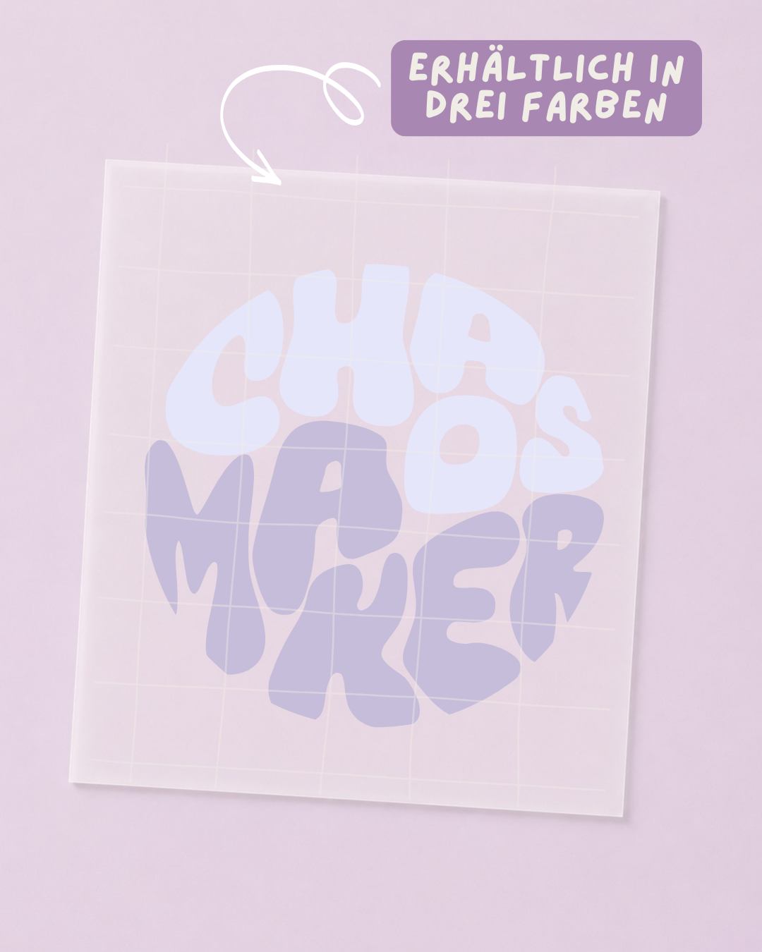 Bügelbild Chaos Maker - Iron On