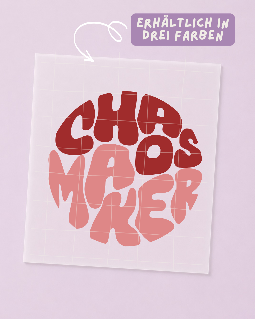 Bügelbild Chaos Maker - Iron On