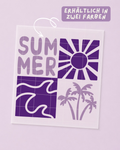 Bügelbild Sommer - Palmen Beach - Iron On
