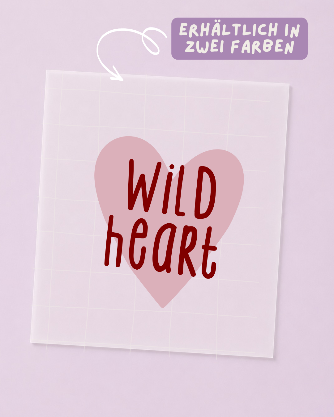 Bügelbild Wild Heart - Iron On
