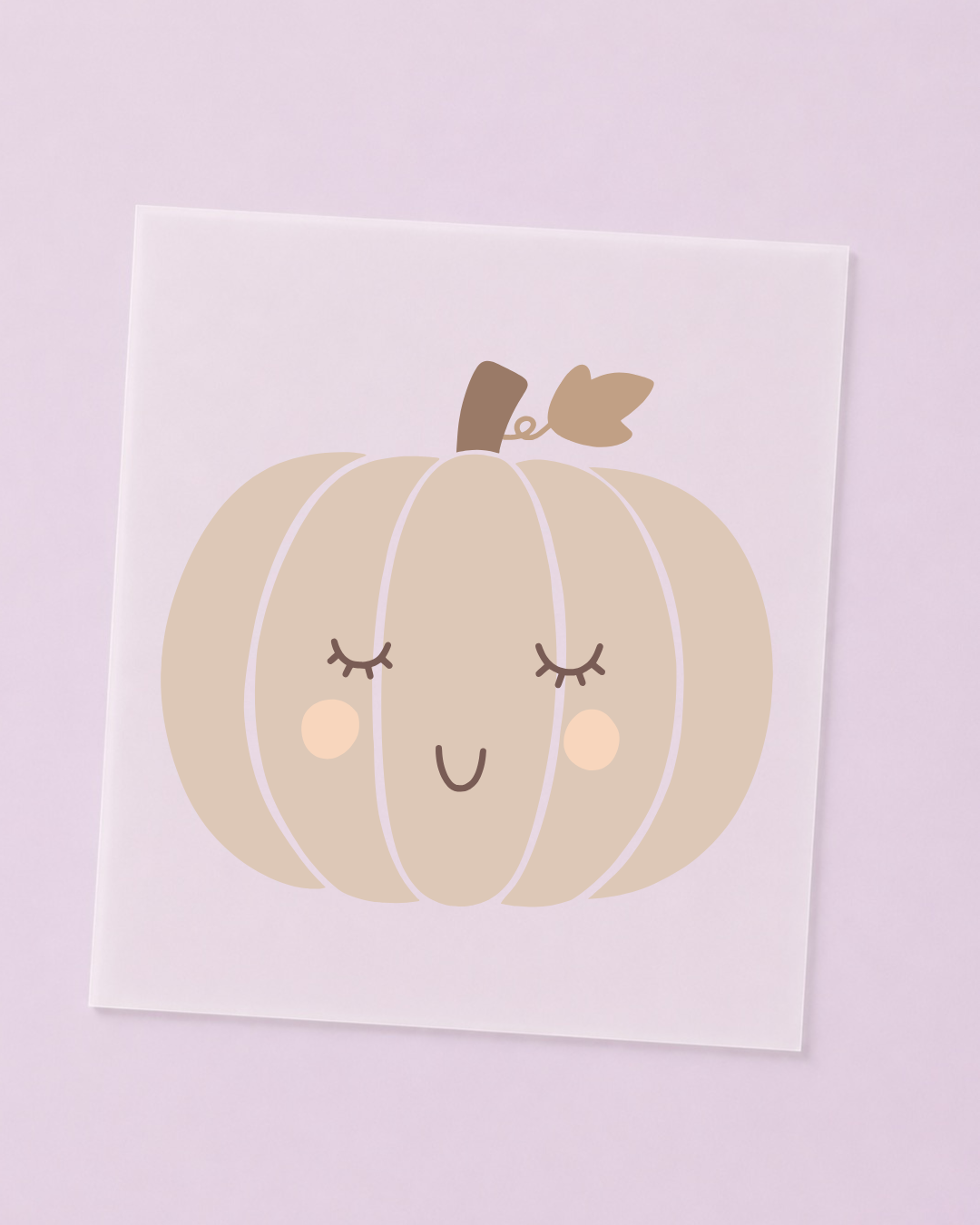 Bügelbild Kürbis - Hello Pumpkin - Smiley I DTF Transfer zum Aufbügeln